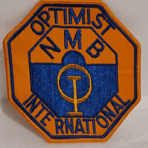 Vintage Optimist International see-on patch approx 5" x 5" - Picture 4 of 7